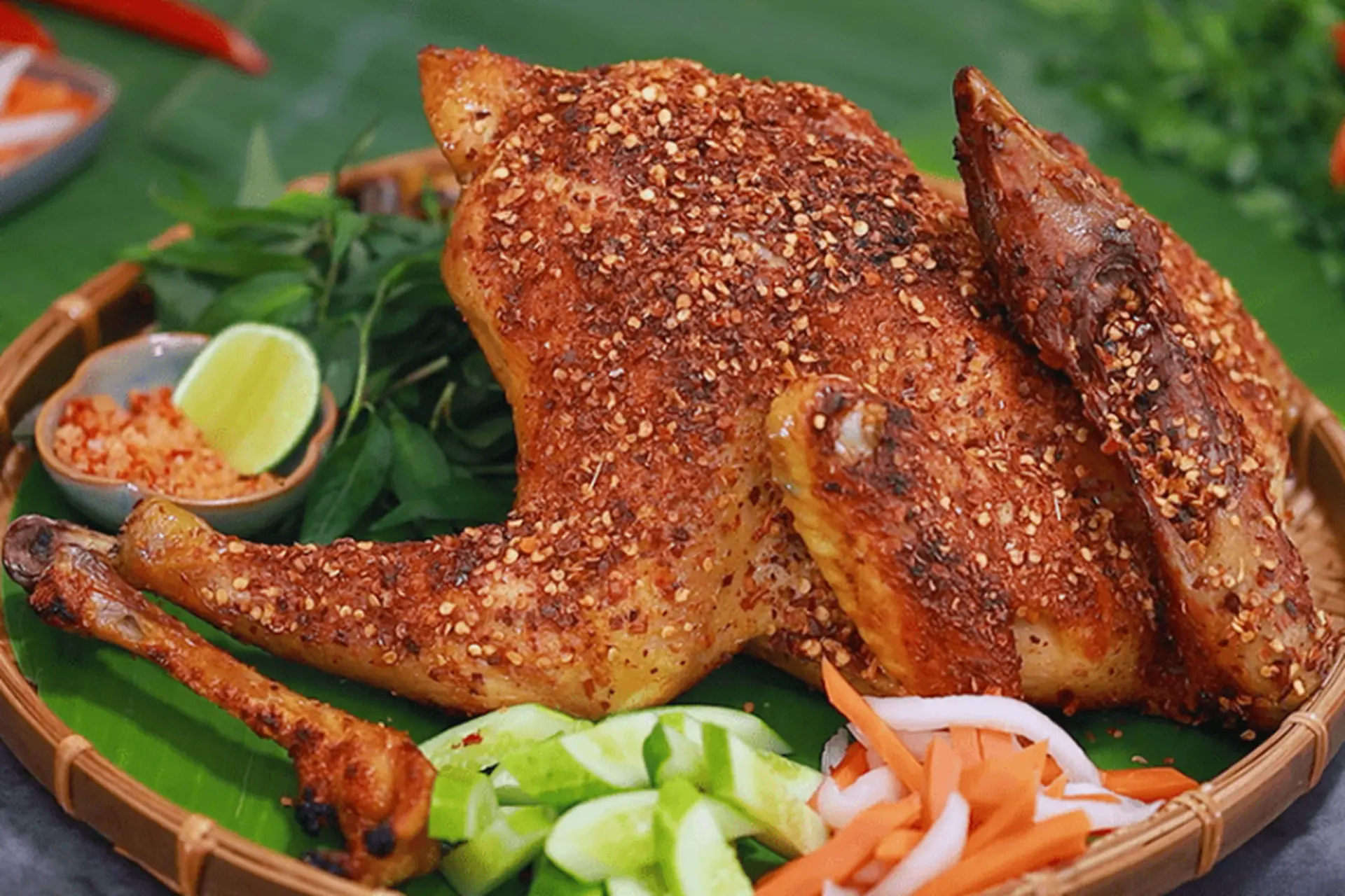 VỊT TRỜI NƯỚNG MUỐI ỚT (Con)